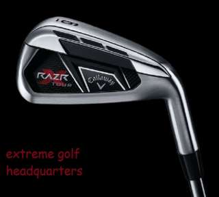 Callaway Custom Made Razr X Tour Irons Choose shaft  flex length grip 