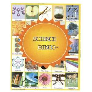 Science Bingo Game   42 Calling Cards with Info, 6 playing boards, and 