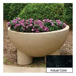   Wausau Sl411 Round Planter   Black Coffee 36x20 Patio, Lawn & Garden