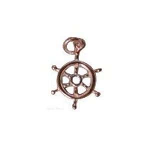  Sterling Silver Boat Steering Wheel Charm Jewelry