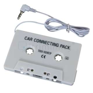 new generic universal car audio cassette adapter white quantity 1 now 