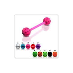  UV Tongue Barbell with UV Ball Body Jewelry Jewelry