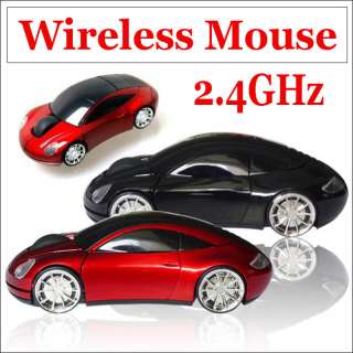 USB Wireless Optical Mouse 2.4GHz Car/Auto Blue ray Mice  PC Laptop 