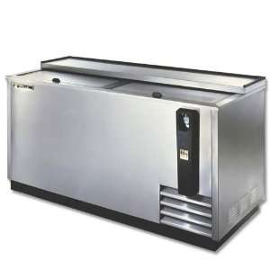 Bottle Cooler, Deep Well, 65 Inch Wide, Stainless