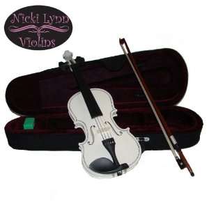   Case, Bow, Rosin and Extra Strings (Full Size) Musical Instruments