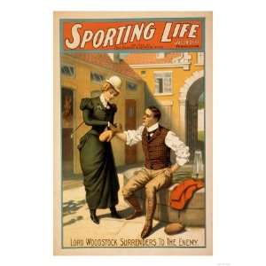  Sporting Life   Boxer Boxing Theatre Poster Stretched 