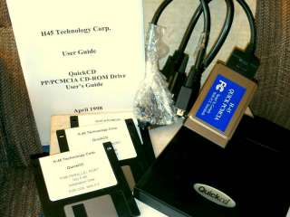 PP/PCMCIA CD ROM Drive Quick CD External Drive H45 Tech  