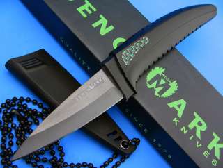 Benchmark Knives ceramic Blade Neck Fixed Blade Knife with Sheath 