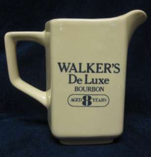 Walker Bourbon Whisky Ceramic Pitcher By Kingwood USA  