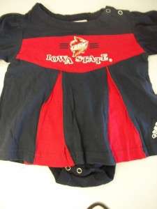 Adidas Infant Iowa State Cheer Uniform Size 6 9 Months  