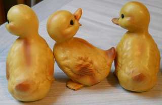   Vintage Lefton Baby Chicks & Baby Ducklings 3 Chicken & 3 Ducks  