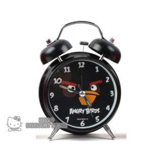 Angry Birds Twin Bell Alarm Clock  Black