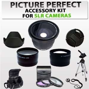 Lens Accessory Kit for Nikon D40, D40x, D60, D90, D10, D20 Dslr Camera 