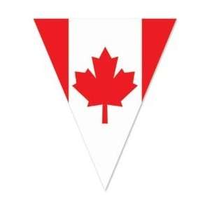   Amscan Flag Pennant 12/Pkg Canadian; 3 Items/Order