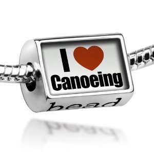  Beads I Love Canoeing   Pandora Charm & Bracelet 