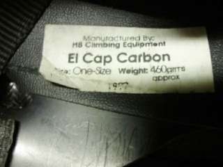 Vintage HB El Cap Carbon Climbing Helmet Red  