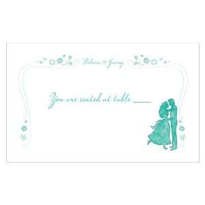 Once Upon A Time Table Sign Card   Peacock Green