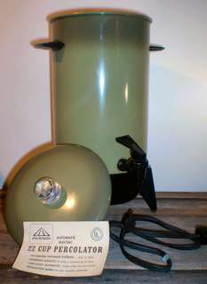   USA 22 cup Automatic Electric Avocado Coffee Maker Percolator  