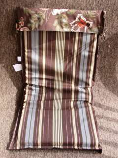   Outdoor Patio Chair Cushions ~ Coffee Terrace ~ 22.5 x 46 x 2 **NEW