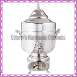 100 CUP COFFEE URN SILVERPLATED WIDE BODY NEW  