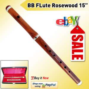 Bb Flute Rosewood Natural Color  