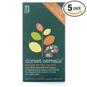 Dorset Cereals Simply Fruit Muesli, 12 ounces (Pack of 5)  