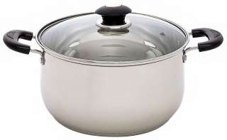 Kitchen 12 Pc Stainless Steel Cookware Set Pot Pan  