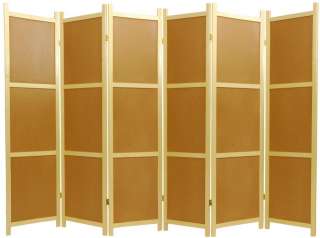 Oriental Furniture 6 ft. Tall Cork Board Shoji Screen   6 Panel  