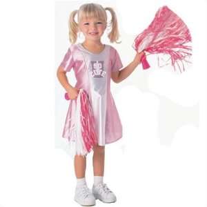  Toddler Pink & White Cheerleader Costume Toys & Games