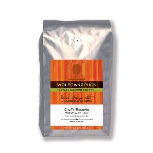 Wolfgang Puck Coffee Chefs Reserve Whole Bean Bulk Coffee, 2 Pounds 
