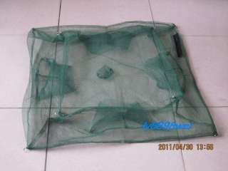  100cmX100cm Crab fish Minnow Fishing Trap Cast Net Can 