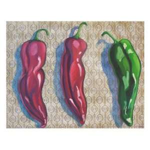  Chantilly Chilis Giclee Poster Print by Susi Lerma, 20x16 