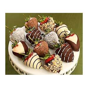 Mixed Assortment of Chocolate Covered Strawberries  
