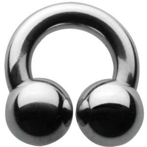  6G 1/2 Surgical Steel Circular Barbell Jewelry