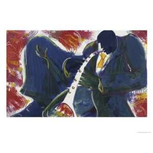  Clarinet Giclee Poster Print by Gil Mayers, 24x18
