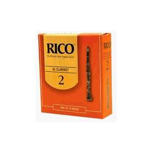  Rico Bb Clarinet Reeds (Box of 10)