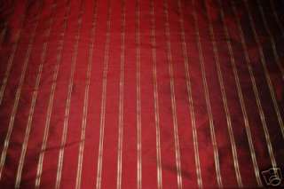 815 pindler stripe burgundy gold damask silk fabric sold by the yard