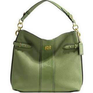  Coach Colette Leather Shoulder Hobo Handbag Tote Bag 16457 