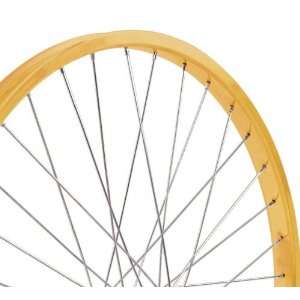  Rear Cruiser Bike Wheel (Yellow/Orange, 26 x 1.75, 3 Speed Coaster 