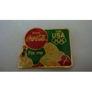  1936 Coca Cola Christmas Olympic Pin 