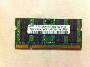 HP Compaq NC6220 1GB DDR2 PC2 5300 Laptop Ram Memory  