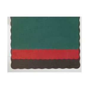  Hoffmaster 310528 Solid Color Placemat, 9.75 x 14, Hunter 