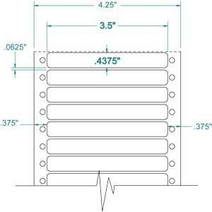  Compulabel® 110204 Dot Matrix, Continuous, Pin Feed 