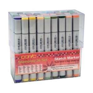  Copic Sketch Papercrafting Markers 36 Piece Set
