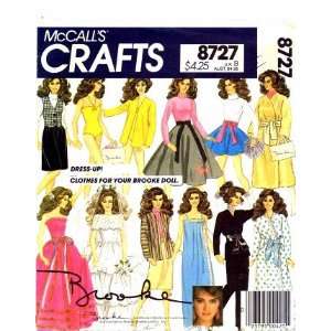   Crafts Sewing Pattern Brooke Shields Doll Clothes Arts, Crafts