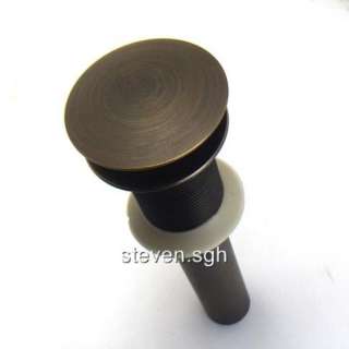 Pop UP Waste Large Round Cap Drain Without Overflow X62  