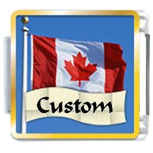   Flag Canada Custom Travel & Italian Charm Pugster Jewelry