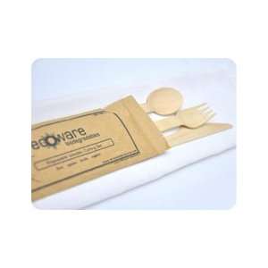  Ecoware Compostable Cutlery Set   Pack of 100 (Pack Type 