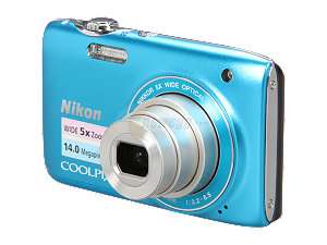    Nikon COOLPIX S3100 Blue 14.0 MP 2.7 230k LCD 5X Optical 