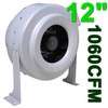 Grow Boxes 1060 CFM Ventilation System 12 Air Duct Fan  